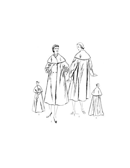 Patron Vogue 1977 H5 - Manteau