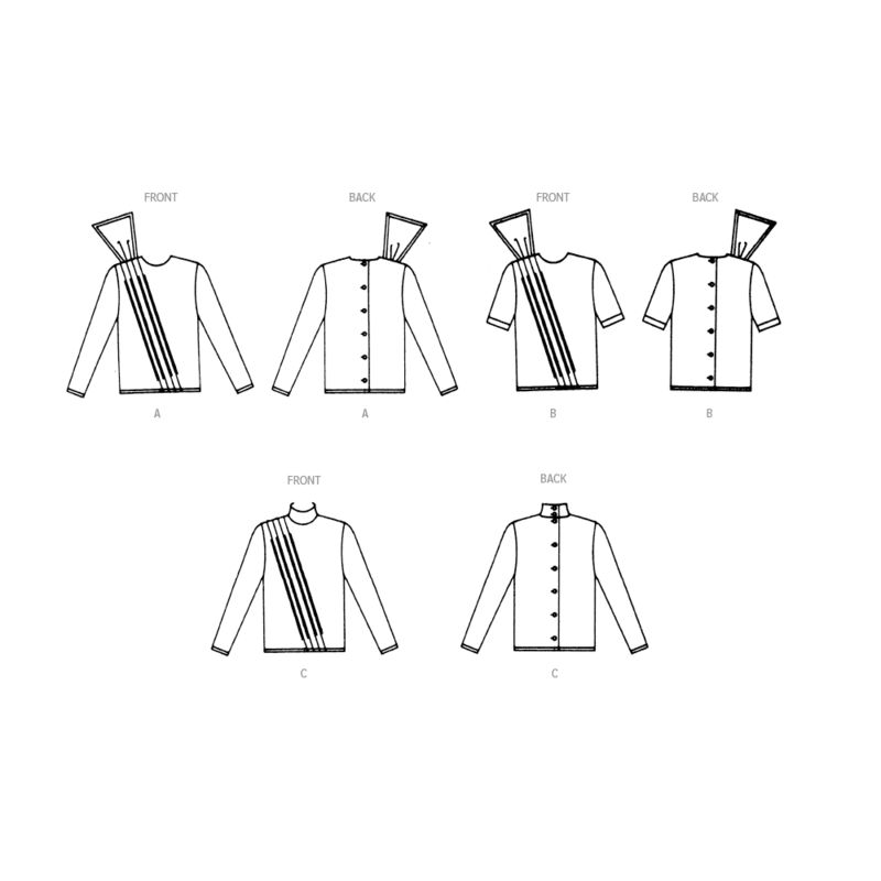 Patron Vogue 1980 B5 - Chemisier