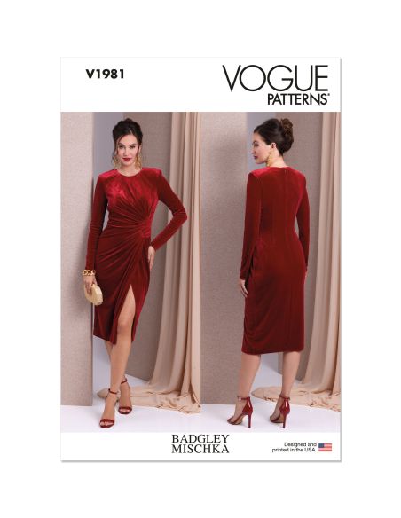 Patron Vogue 1985 A5 - Robe