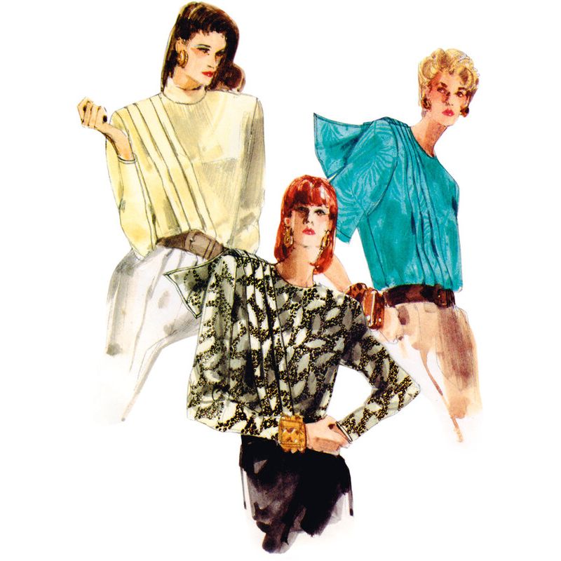 Patron Vogue 1980 B5 - Chemisier