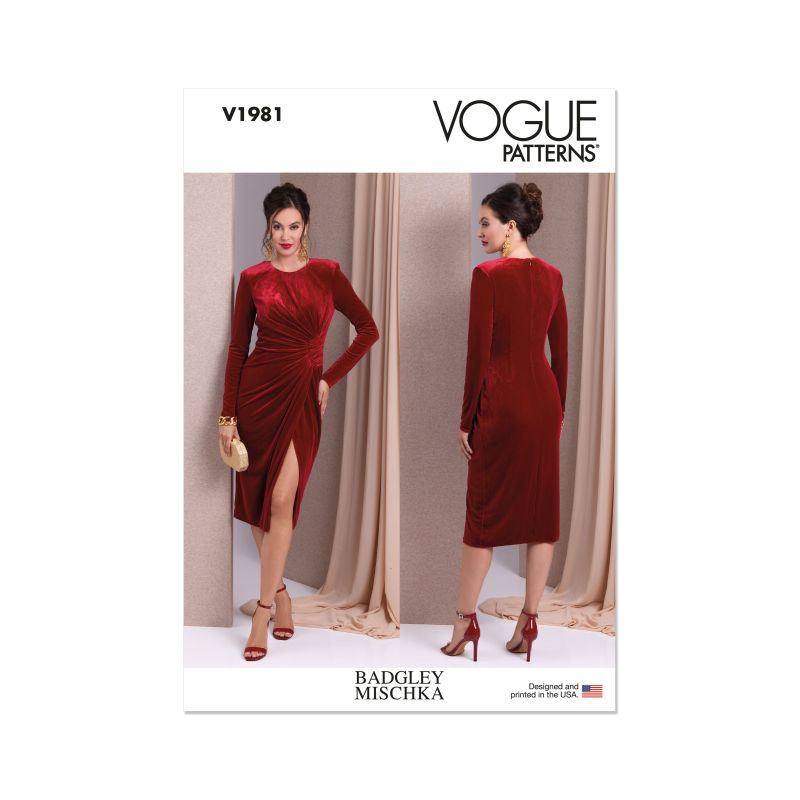 Patron Vogue 1985 A5 - Robe