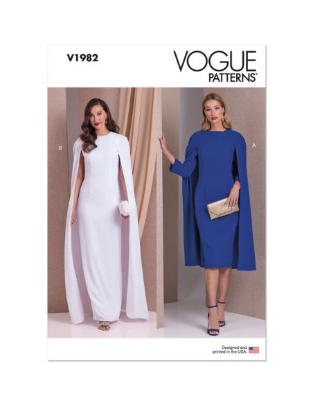 Patron Vogue 1982 B5 - Robe