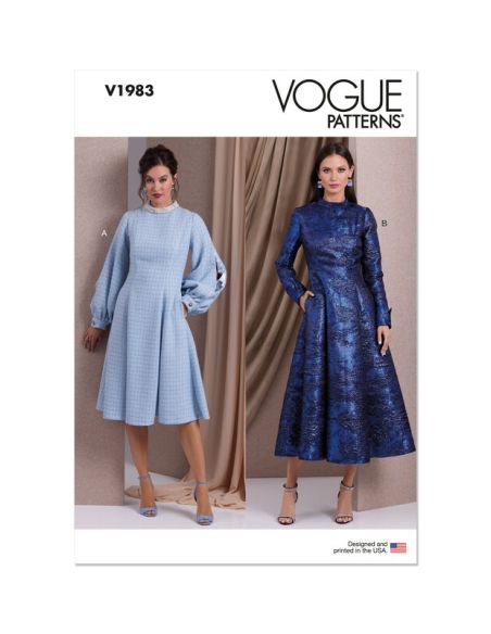 Patron Vogue 1983 H5 - Robe