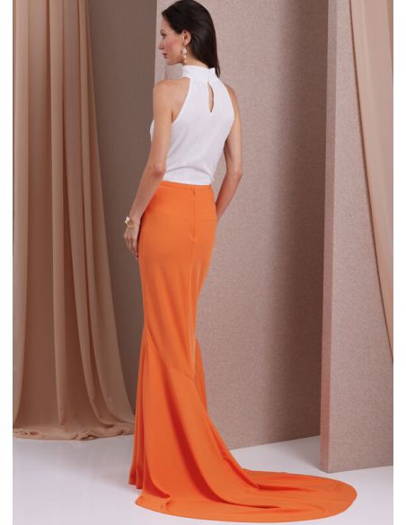 Patron Vogue 1986 B5 - Jupes longues