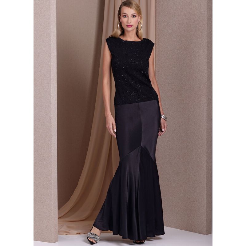 Patron Vogue 1986 B5 - Jupes longues