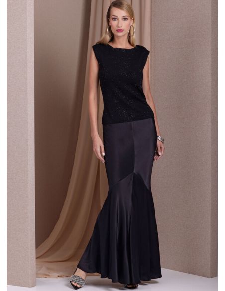 Patron Vogue 1986 B5 - Jupes longues