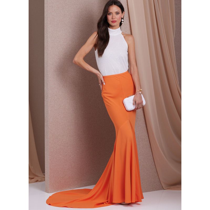 Patron Vogue 1986 B5 - Jupes longues