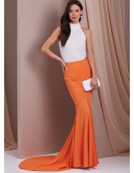 Patron Vogue 1986 B5 - Jupes longues