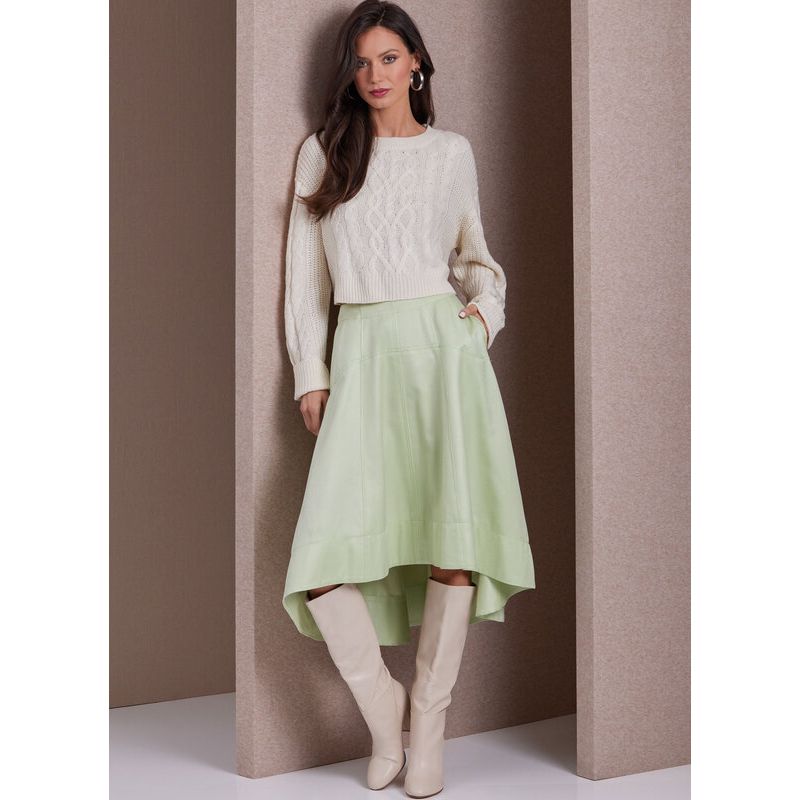 Patron Vogue 1987 B5 - Jupe