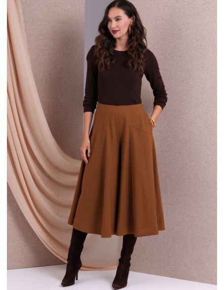 Patron Vogue 1987 B5 - Jupe