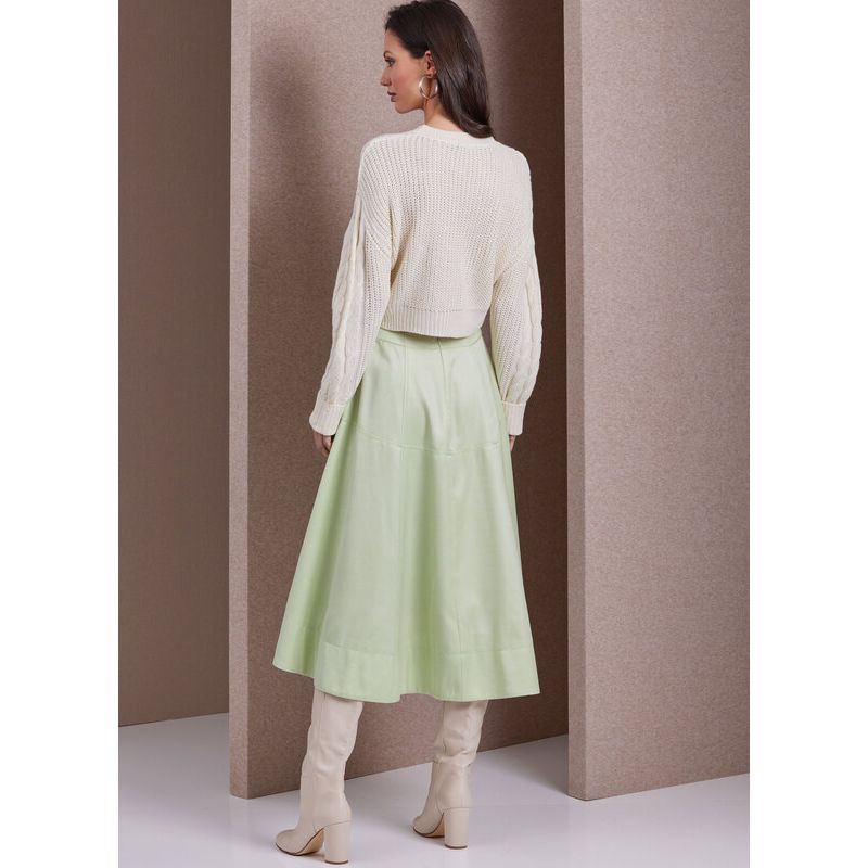 Patron Vogue 1987 B5 - Jupe