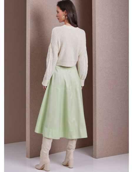 Patron Vogue 1987 B5 - Jupe