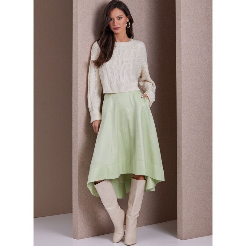 Patron Vogue 1987 B5 - Jupe