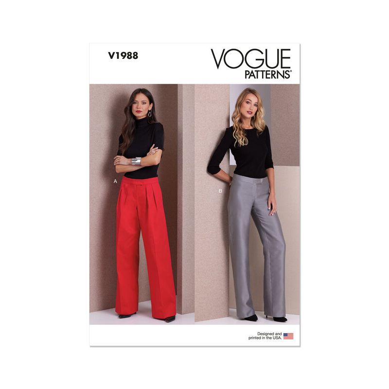 Patron Vogue 1988 H5 - Pantalon