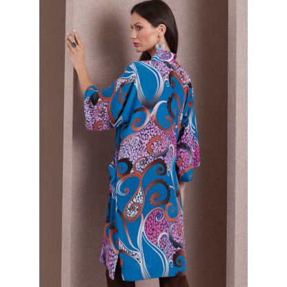 Patron Vogue 1989 A - Veste ample style kimono 2