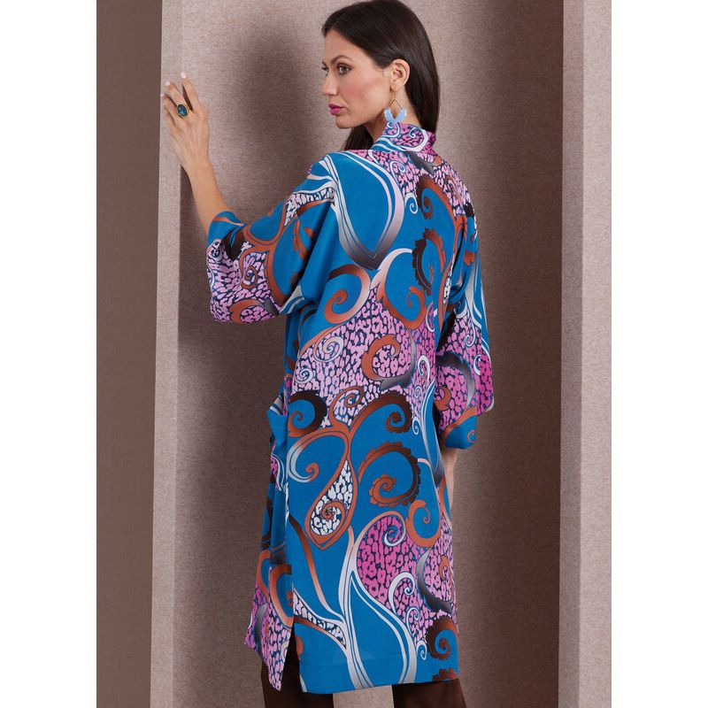 Patron Vogue 1989 A - Veste ample style kimono