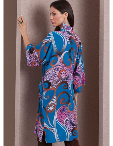 Patron Vogue 1989 A - Veste ample style kimono