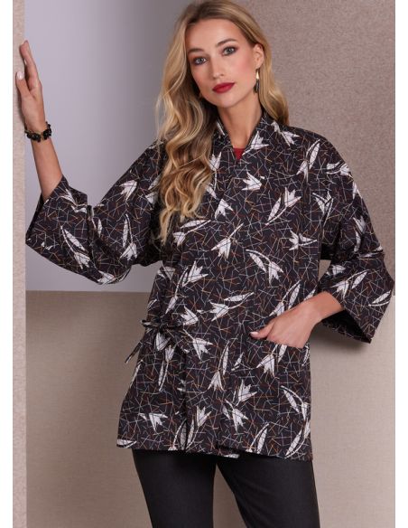 Patron Vogue 1989 A - Veste ample style kimono