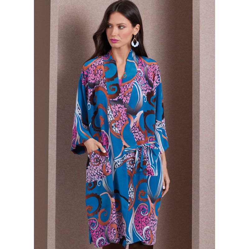Patron Vogue 1989 A - Veste ample style kimono