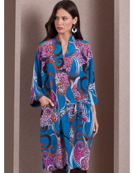 Patron Vogue 1989 A - Veste ample style kimono
