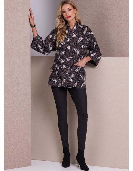 Patron Vogue 1989 A - Veste ample style kimono