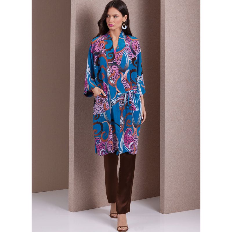 Patron Vogue 1989 A - Veste ample style kimono