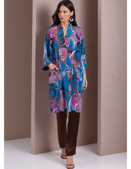 Patron Vogue 1989 A - Veste ample style kimono