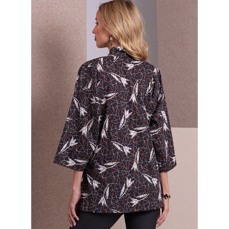Patron Vogue 1989 A - Veste ample style kimono