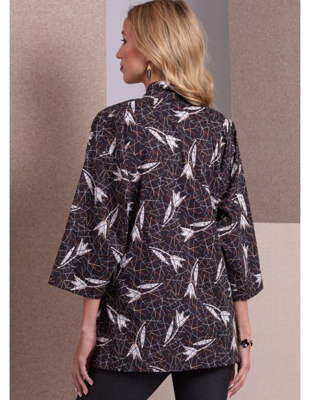 Patron Vogue 1989 A - Veste ample style kimono