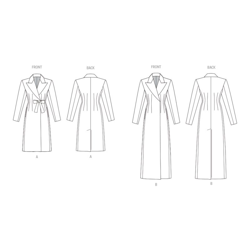 Patron Vogue 1990 B5 - Manteau