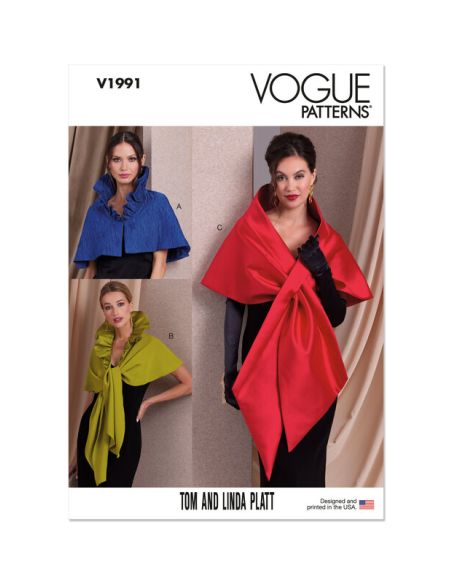 Patron Vogue 1991 A - Châles