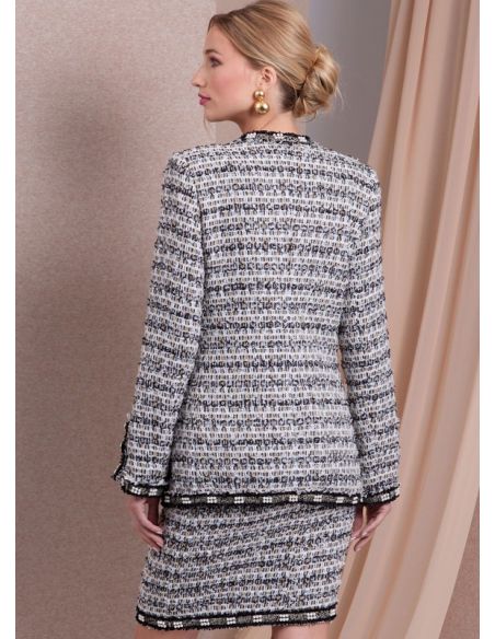 Patron Vogue 1992 B5 - Vestes semi ajustées, jupe et pantalon