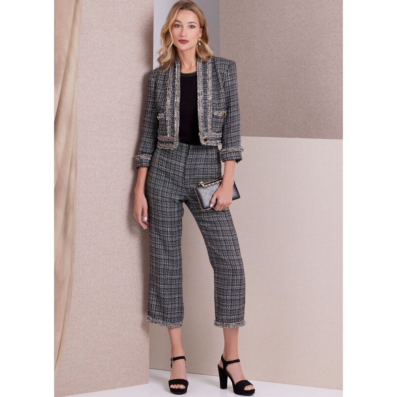 Patron Vogue 1993 H5 - Vestes et pantalon ajustées