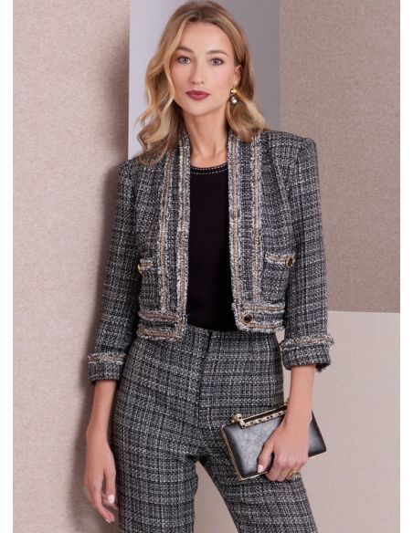 Patron Vogue 1993 H5 - Vestes et pantalon ajustées