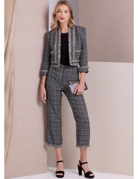 Patron Vogue 1993 H5 - Vestes et pantalon ajustées