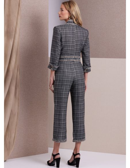 Patron Vogue 1993 H5 - Vestes et pantalon ajustées