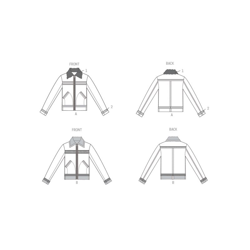 Patron Vogue 1995 AA - Vestes ajustées
