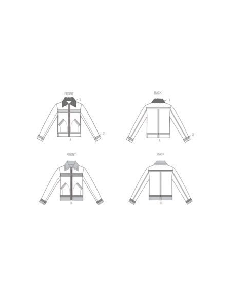 Patron Vogue 1995 AA - Vestes ajustées