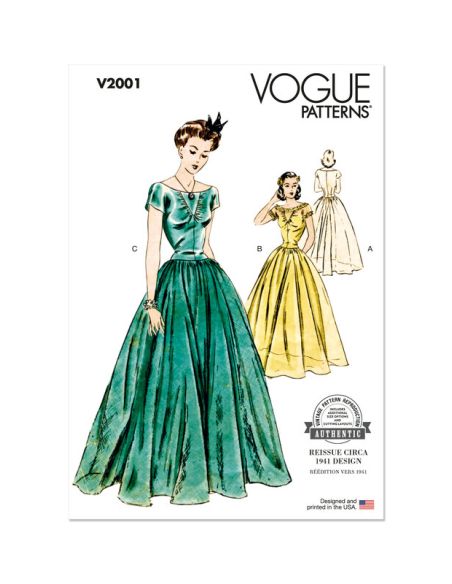 Patron Vogue 2001 B5 - Robe