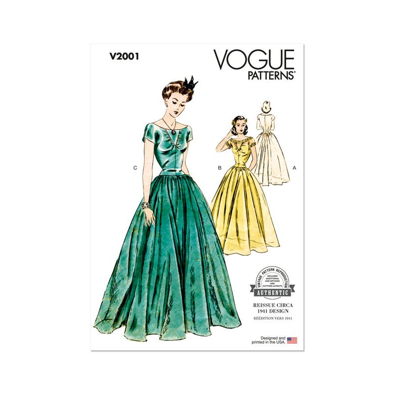 Patron Vogue 2001 B5 - Robe