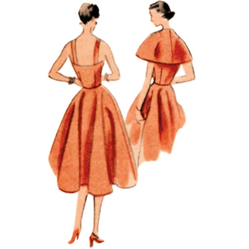 Patron Vogue 2002 K5 - Robe et mini-cape