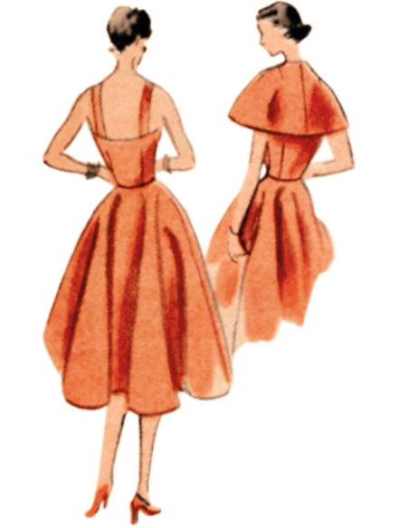 Patron Vogue 2002 K5 - Robe et mini-cape