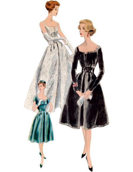 Patron Vogue 2004 H5 - Robe et jupon