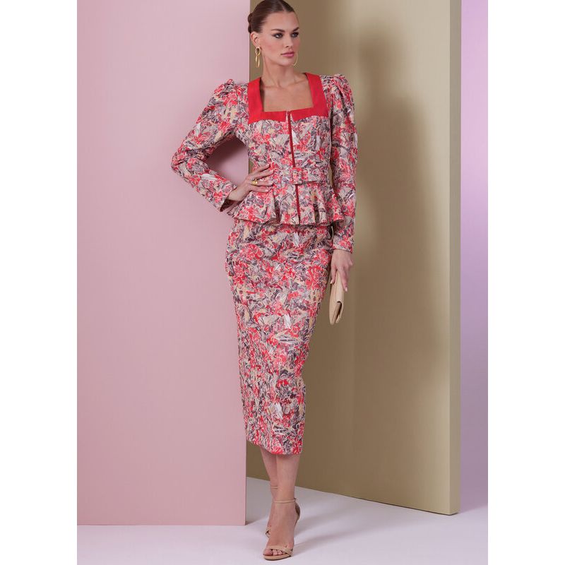 Patron Vogue 2006 B5 - Robe en deux pièces