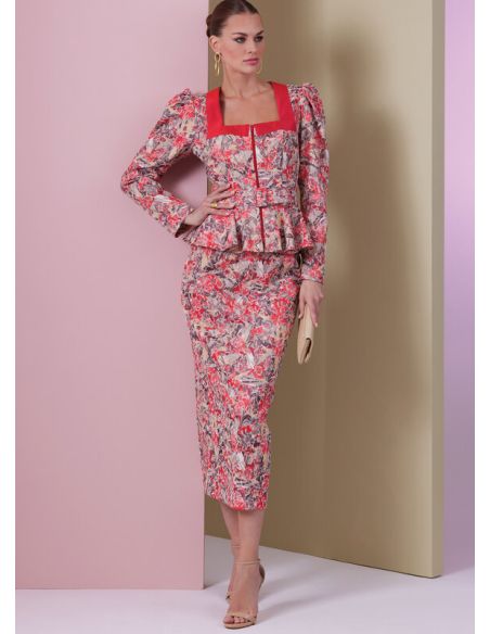 Patron Vogue 2006 B5 - Robe en deux pièces