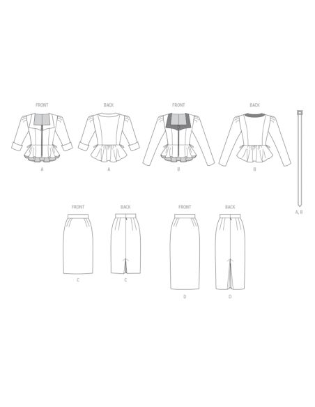 Patron Vogue 2006 B5 - Robe en deux pièces