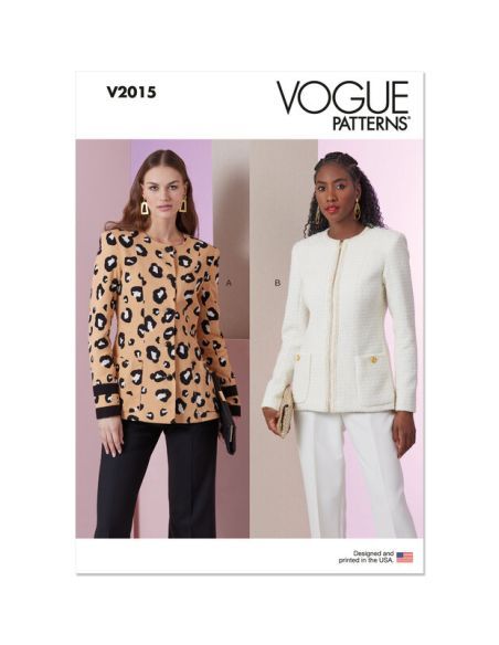 Patron Vogue 2015 B5 - Vestes