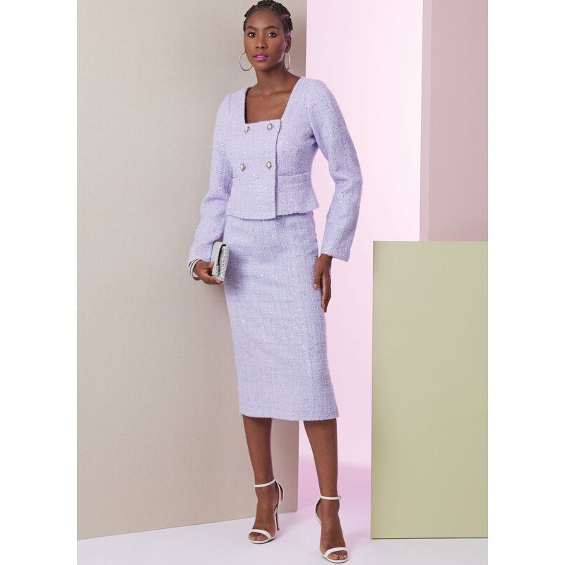 Patron Vogue 2017 B5 - Veste, jupe et pantalon