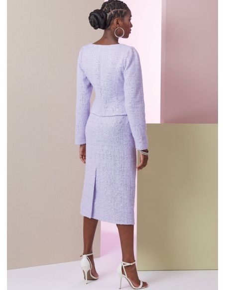 Patron Vogue 2017 B5 - Veste, jupe et pantalon