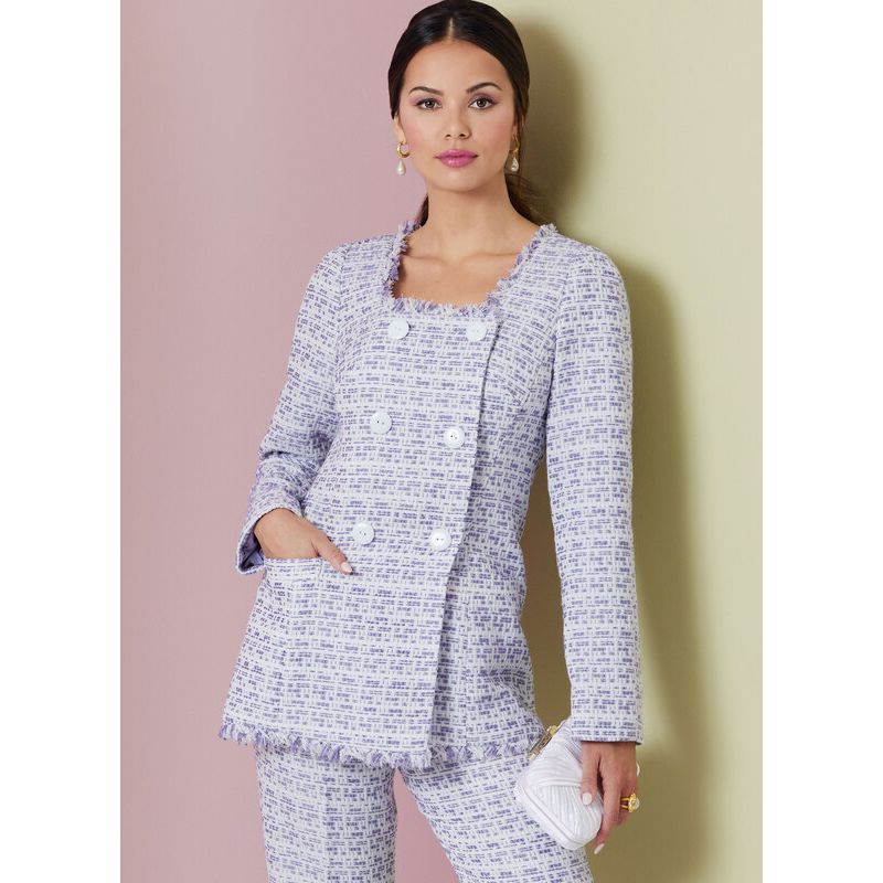 Patron Vogue 2017 B5 - Veste, jupe et pantalon